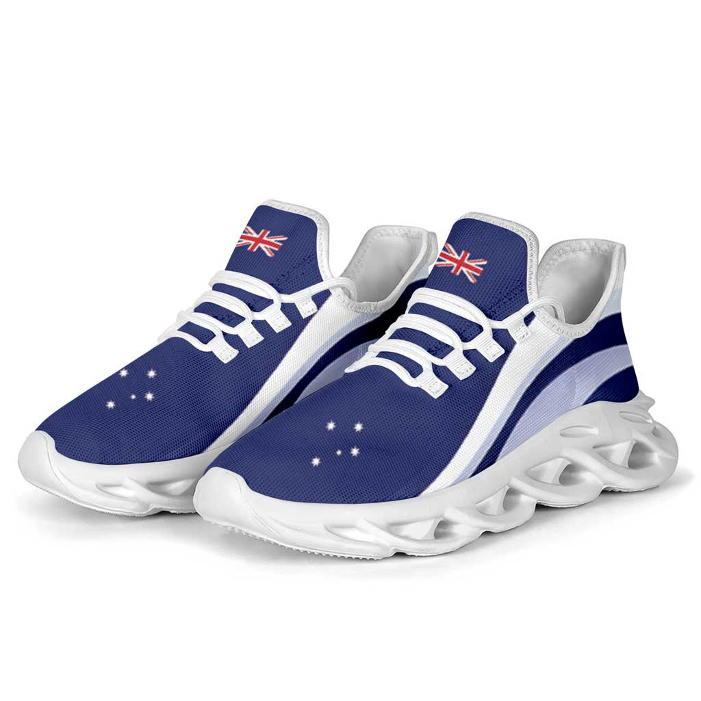 Australia Clunky Sneakers Flag-Inspired Curve Style