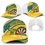 Australia Darts Indigenous Mesh Trucker Cap Champion Roos - Aussie Hoodie