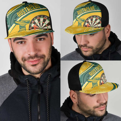 Australia Darts Indigenous Mesh Trucker Cap Champion Roos - Aussie Hoodie