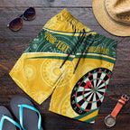 Australia Darts Personalized Indigenous Shorts for Men Champion Roos - Aussie Hoodie