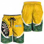 Australia Darts Personalized Shorts for Men Aboriginal Special - Aussie Hoodie