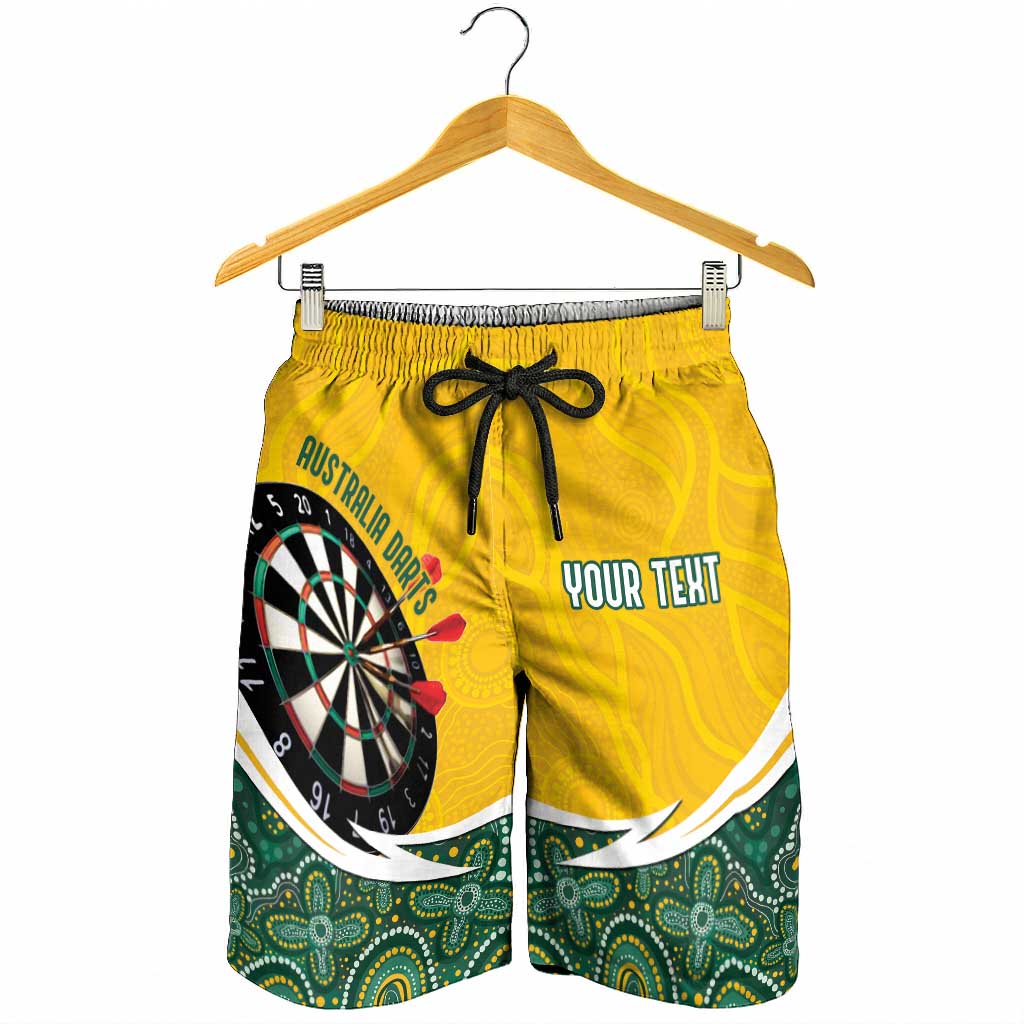 Australia Darts Personalized Shorts for Men Aboriginal Special - Aussie Hoodie