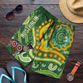 Australia Darts Shorts for Men Aboriginal Dot Art Boomerang Indigenous Style Graphic