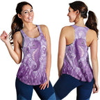 Australia Epilepsy Awareness Women Racerback Tank Seahorse Think Purple Ribbon Aboriginal - Aussie Hoodie