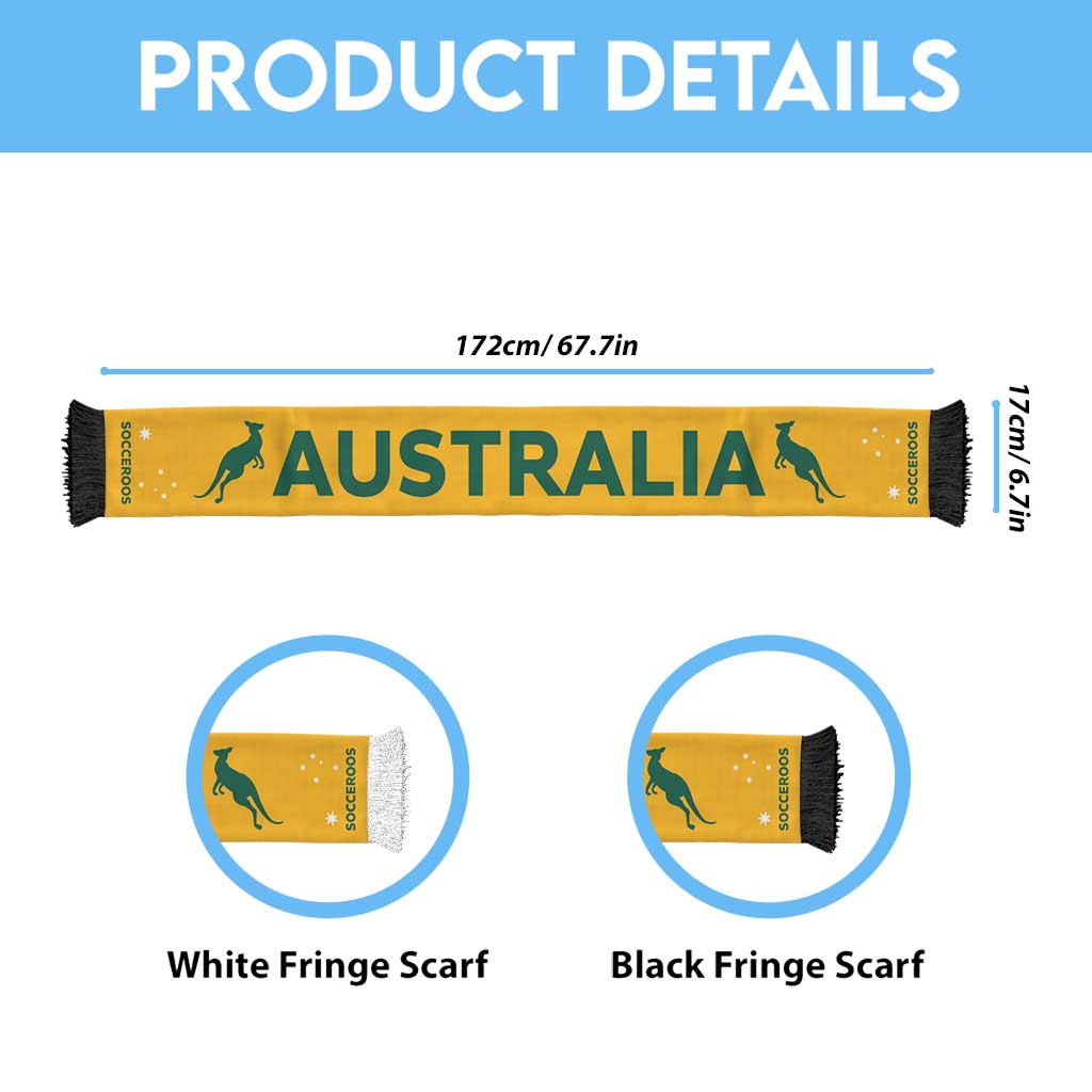 Australia Football 2026 Soccer Scarf Socceroos Special Style