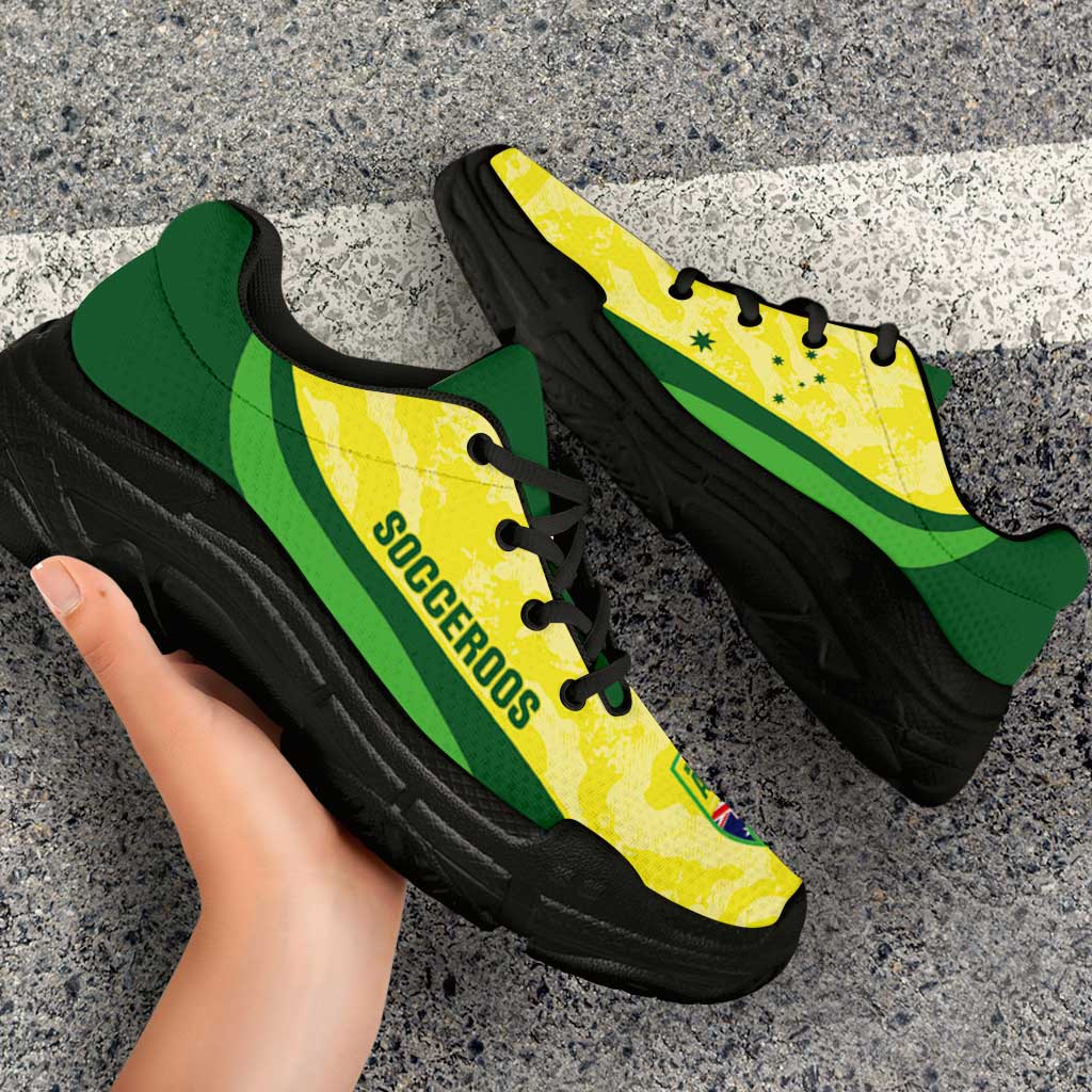 Australia Football Chunky Sneakers Go Socceroos Grunge Sporty Style - Aussie Hoodie