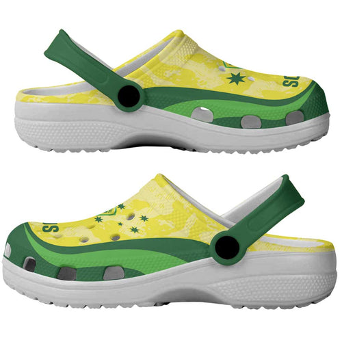 Australia Football Clogs Shoes Go Socceroos Grunge Sporty Style - Aussie Hoodie
