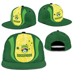 Australia Football Snapback Cap Go Socceroos Grunge Sporty Style - Aussie Hoodie