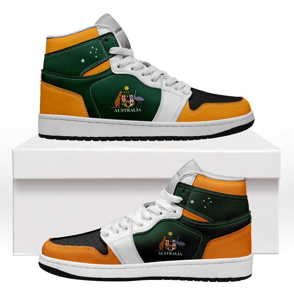 Australia High Sneakers AJ1 Classic National Flag Style - Aussie Hoodie