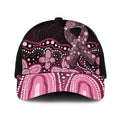 Australia Indigenous Baseball Net Cap Aboriginal Pink Ribbon Art - Aussie Hoodie