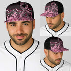 Australia Indigenous Baseball Net Cap Aboriginal Pink Ribbon Art - Aussie Hoodie