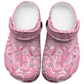 Australia Indigenous Clogs Shoes Pink Ribbon Breast Cancer Butterfly Aboriginal - Aussie Hoodie