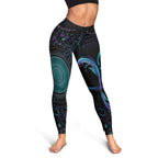Australia Indigenous Infinity Heart Leggings Purple Teal Ribbon You Are Not Alone - Aussie Hoodie