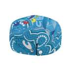 Australia Indigenous Jeff Hat Blue Ribbon Lizards Autism Awareness - Aussie Hoodie