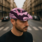 Australia Indigenous Jeff Hat Pink Ribbon Breast Cancer Butterfly Aboriginal Black - Aussie Hoodie