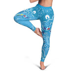 Australia Indigenous Leggings Blue Ribbon Lizards Autism Awareness - Aussie Hoodie