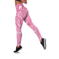 Australia Indigenous Leggings Pink Ribbon Breast Cancer Butterfly Aboriginal - Aussie Hoodie
