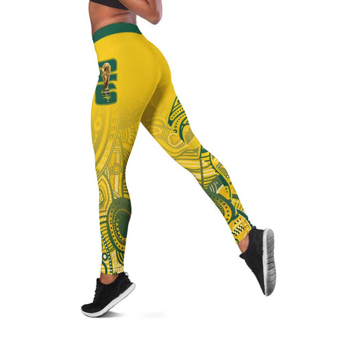Australia Indigenous Leggings WC2026 Socceroos Aboriginal Arts - Aussie Hoodie
