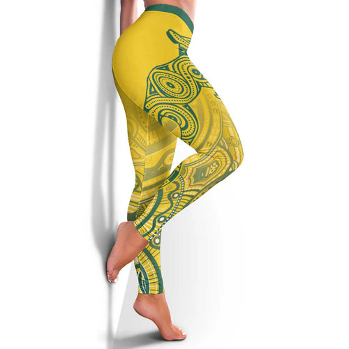 Australia Indigenous Leggings WC2026 Socceroos Aboriginal Arts - Aussie Hoodie