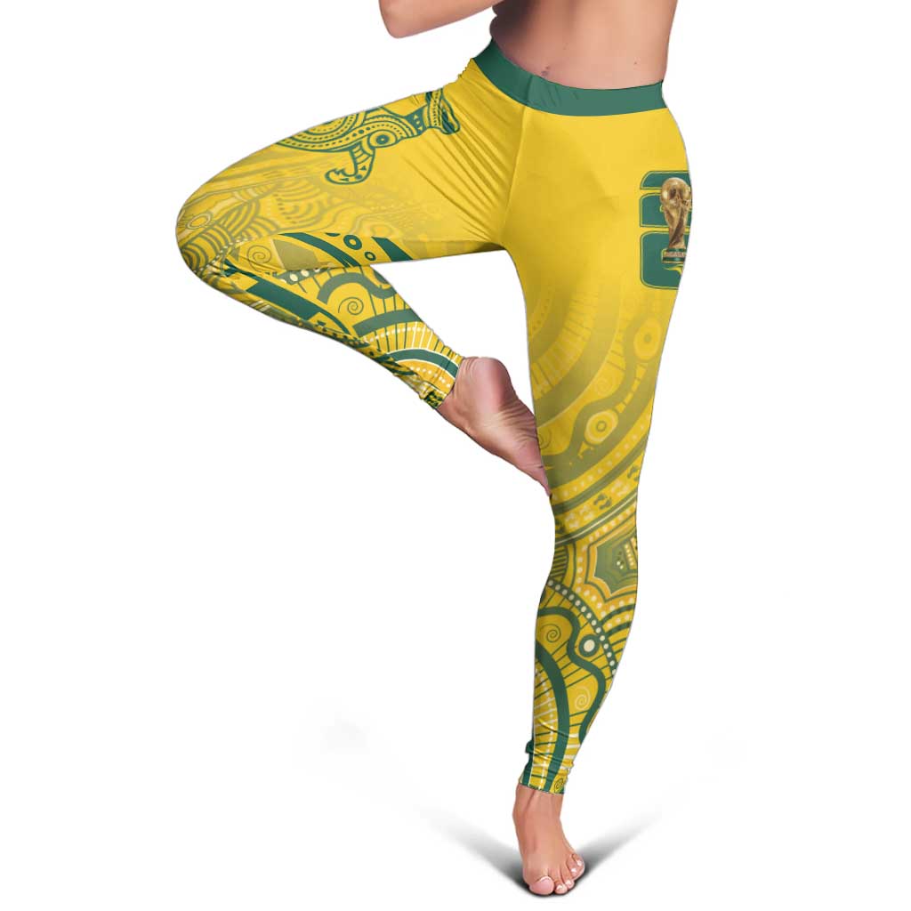 Australia Indigenous Leggings WC2026 Socceroos Aboriginal Arts - Aussie Hoodie