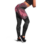 Australia Indigenous Mother's Day Leggings Aboriginal Breast Cancer Ribbon LT7