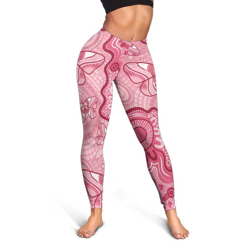 Australia Indigenous Mother's Day Leggings Breast Cancer Survivor LT7