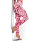 Australia Indigenous Mother's Day Leggings Breast Cancer Survivor LT7