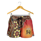 Australia Indigenous NAIDOC Week 2026 Shorts for Women 50 Years Of Deadly