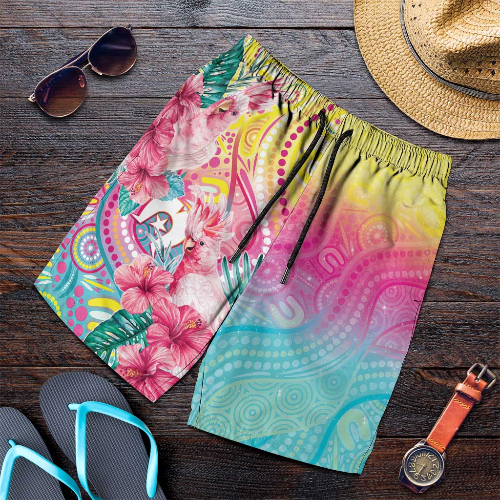 Australia Indigenous NAIDOC Week With Cockatoos Shorts for Men