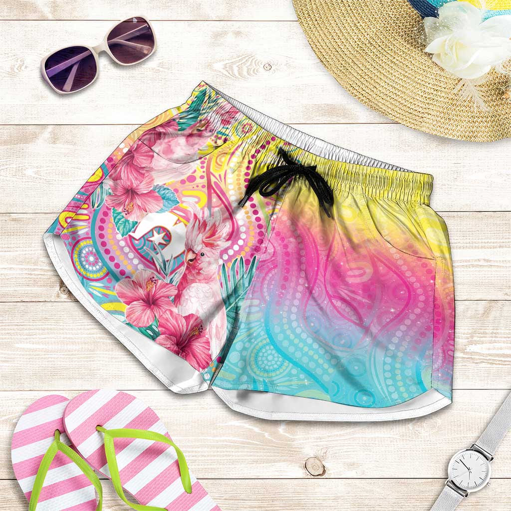 Australia Indigenous NAIDOC Week With Cockatoos Shorts for Women