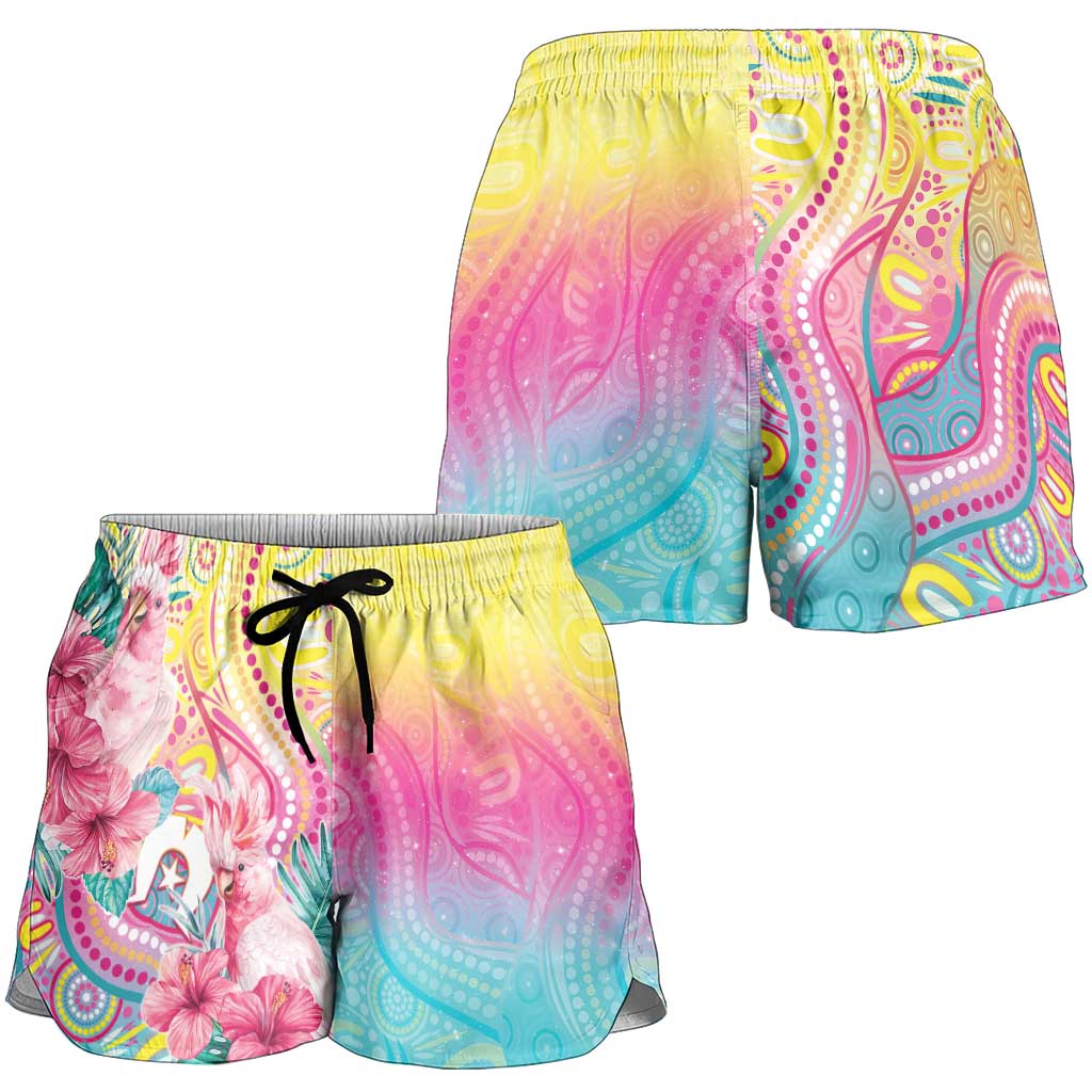 Australia Indigenous NAIDOC Week With Cockatoos Shorts for Women