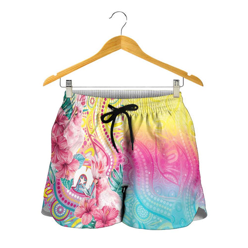 Australia Indigenous NAIDOC Week With Cockatoos Shorts for Women