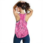 Australia Indigenous Pink Month Women Racerback Tank Breast Cancer Aboriginal Dragonflies Ribbon - Aussie Hoodie