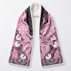 Australia Indigenous Pocket Scarf Pink Ribbon Breast Cancer Butterfly Aboriginal Black