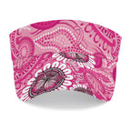 Australia Indigenous Sun Visor Cap Breast Cancer Ribbon Think Pink - Pink Version