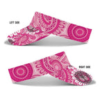 Australia Indigenous Sun Visor Cap Breast Cancer Ribbon Think Pink - Pink Version