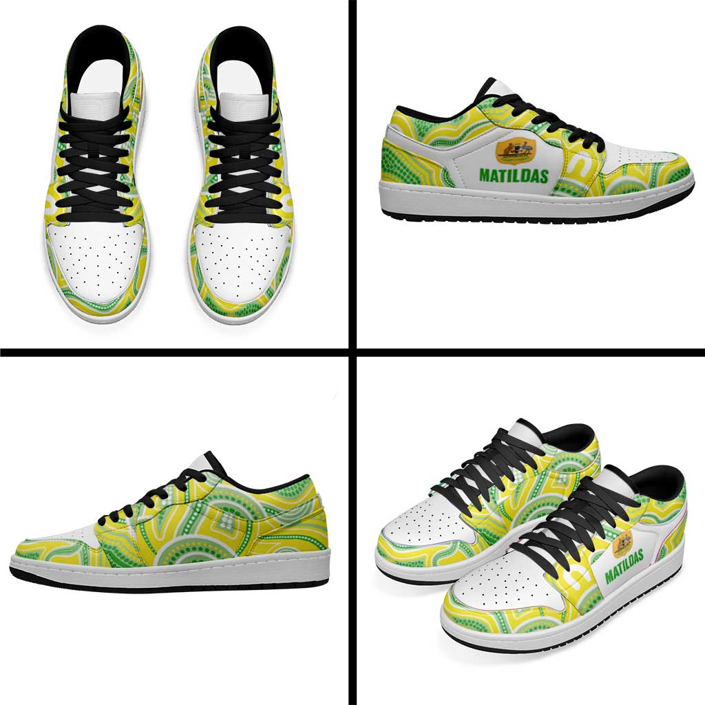 Australia Matildas 2026 Low Sneakers Aboriginal Art