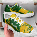 Australia Matildas Soccer Chunky Sneakers Go Aussie Kangaroo Marble Curve Stylized - Aussie Hoodie