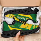 Australia Matildas Soccer Clunky Sneakers Go Aussie Kangaroo Marble Curve Stylized - Aussie Hoodie
