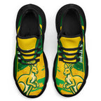 Australia Matildas Soccer Clunky Sneakers Go Aussie Kangaroo Marble Curve Stylized - Aussie Hoodie