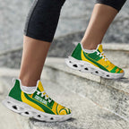 Australia Matildas Soccer Clunky Sneakers Go Aussie Kangaroo Marble Curve Stylized - Aussie Hoodie