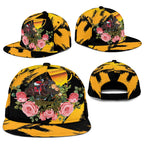 Australia Melbourne Cup Day Snapback Cap Horse Racing Trophy With Roses - Aussie Hoodie