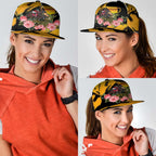 Australia Melbourne Cup Day Snapback Cap Horse Racing Trophy With Roses - Aussie Hoodie