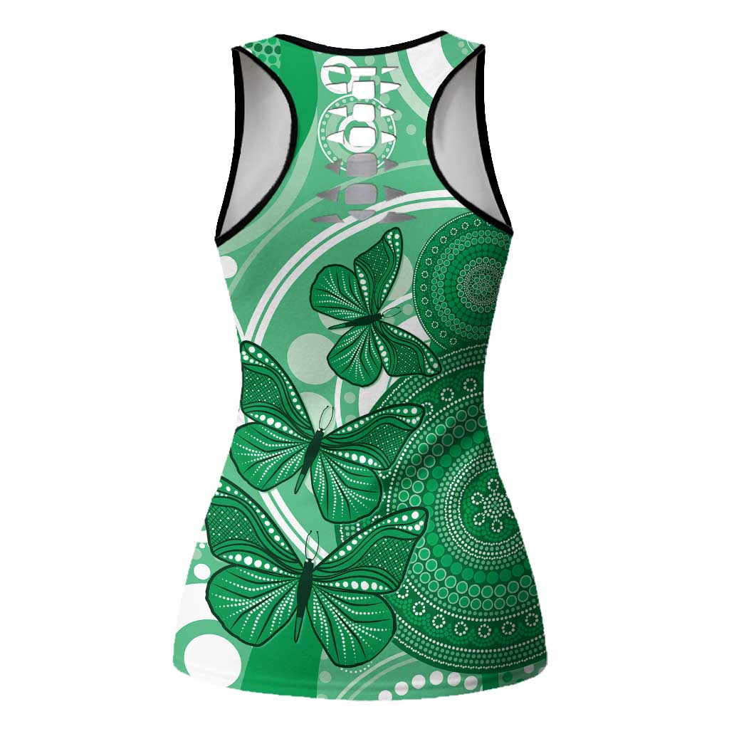 Australia Mental Health Awareness Month Hollow Tank Top Your Mind Matter Aboriginal Art - Aussie Hoodie