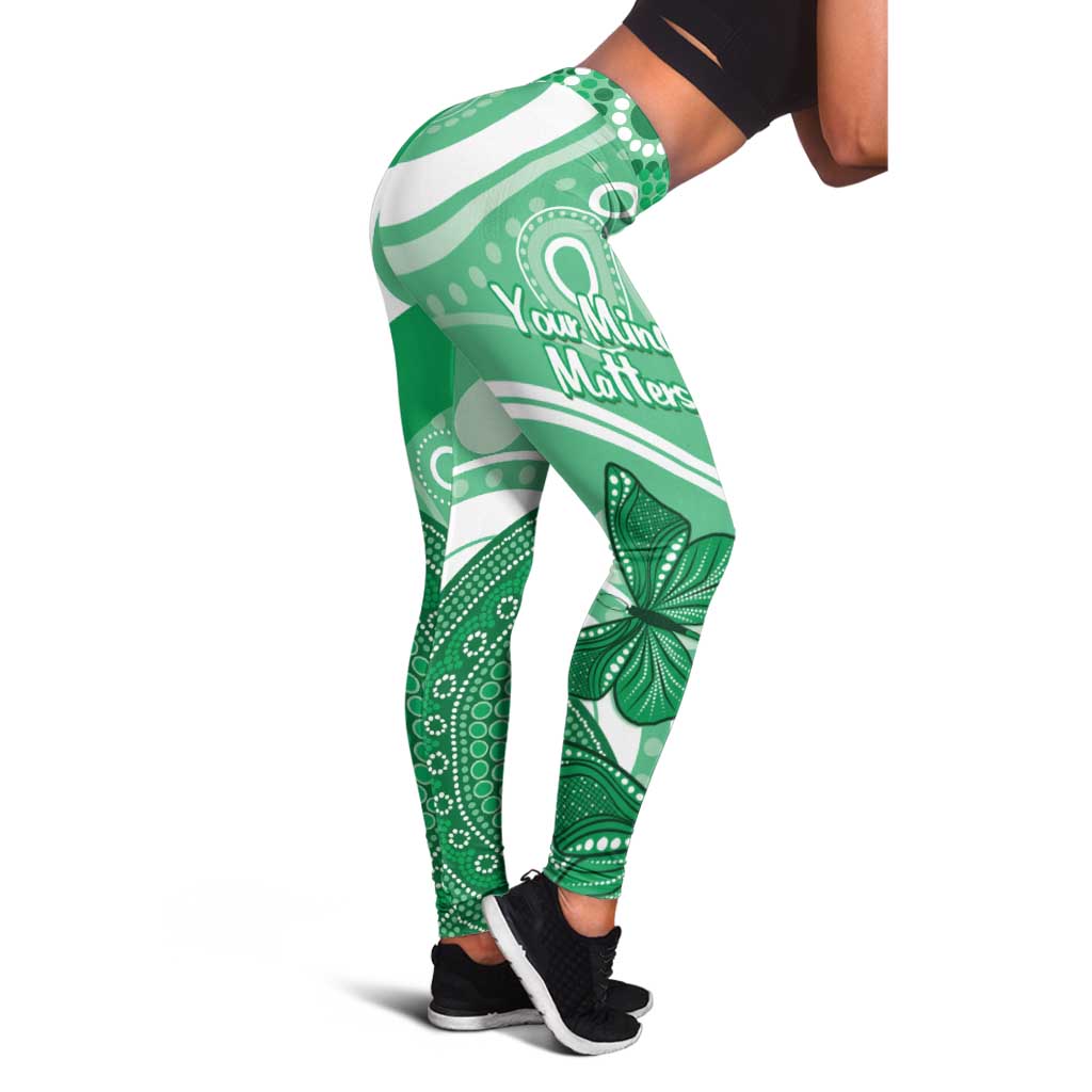 Australia Mental Health Awareness Month Leggings Your Mind Matter Aboriginal Art - Aussie Hoodie