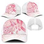 Australia Mesh Trucker Cap Breast Cancer Pink Ribbon - Marble Roses - Aussie Hoodie