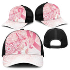 Australia Mesh Trucker Cap Breast Cancer Pink Ribbon - Marble Roses - Aussie Hoodie