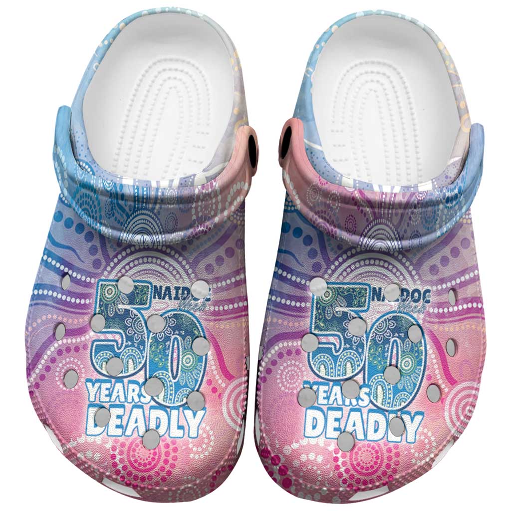 Australia NAIDOC Week 2026 50 Years Deadly Clogs Shoes Celestial Glows