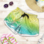 Australia NAIDOC Week Shorts for Women Eternal Spirit Tree Pastel Gradient