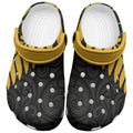 Australia New Zealand Rugby Clogs Shoes Gradient Aboriginal Wallabies and Maori Black Fern - Aussie Hoodie